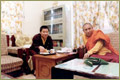 Meeting Lama Sanga about Himalayan Merit Comittee