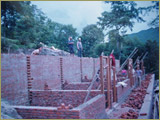 Building Sankhu Monastery