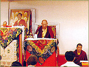 Khenchen Rinpoche in a UTBF center